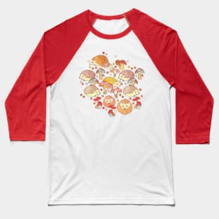 Woodland Hedgehogs Baseball T-Shirt